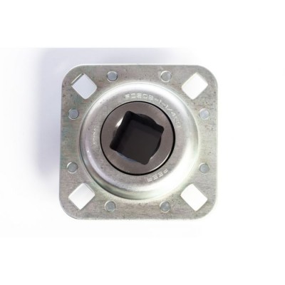 FD209-1-1/4SQ Agriculture Bearing Flanged Disc Four Bolts Two Triple Lip Seals 1-1/4" Square Bore Bearing unit